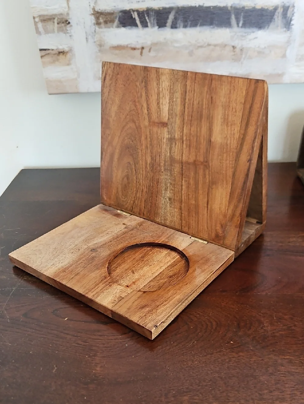 Natural Wood Reading Valet/Book Stand